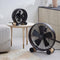 Lucci AIR Breeze Tafelventilator 35 W Zwart, Hout