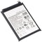 Battery suitable for Samsung Galaxy A02s, SM-A025F, Li-Polymer, 3.85V, 5000mAh, 19.2Wh, built-in, wi