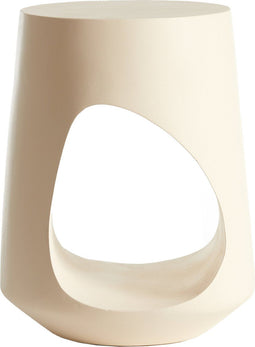 Paralia ronde bijzettafel Ø35x45 cm - hout crème