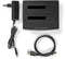 Nedis HDDUDB3210BK - Dual-bay dockingstation - 2,5