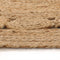 vidaXL - Tapijt - met - ontwerp - rond - 240 - cm - gevlochten - jute