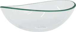 vidaXL - Wasbak - 54,5x35x15,5 - cm - gehard - glas - transparant