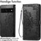 iMoshion Hoesje Geschikt voor Google Pixel 7 Pro Hoesje Met Pasjeshouder - iMoshion Mandala Bookcase - Zwart