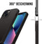 Podec iPhone 13 mini - Telefoonhoesje - Krasbestendig - Zwart