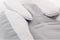 Bo Jungle B-Snooze - Universeel Kussen - 3-in-1 Luchtdoorlatend Waterdicht - Wit/Grijs