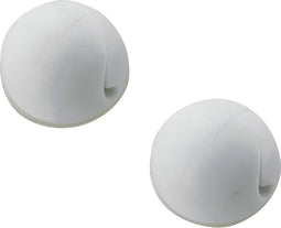 Conrad Components MSWC-10WT Bevestigingssokkel Zelfklevend 93014c612 Bundel-Ø (bereik) 2 mm (max) Wit 10 stuk(s)