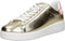 Guess Rockies8 - Lage Dames Sneakers - Rode details - Platinum