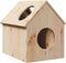 vidaXL - Kattenhuis - 41x50x50 - cm - massief - grenenhout