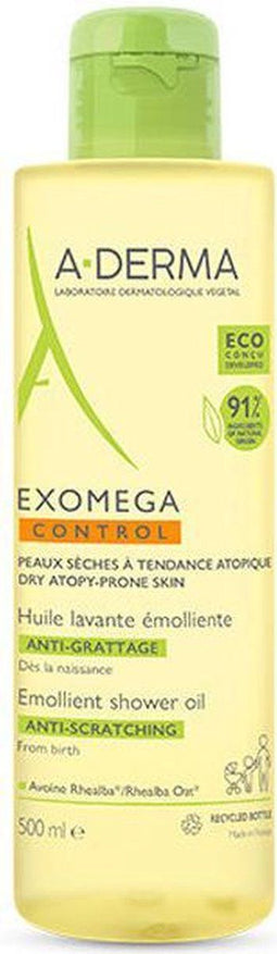 A-Derma Exomega Control Huile Lavante Émolliente Olie Droge/Atopische Huid 500ml