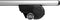 Twinny Load - Dakdrager Fly Bar - Max. 124 cm - Aluminium - Zilver
