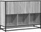 vidaXL - Dressoir - 100x35x76 - cm - bewerkt - hout - grijs - sonoma - eikenkleurig