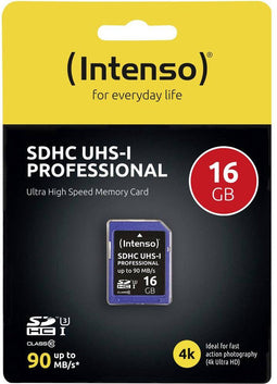 Intenso 16GB - SDHC Geheugenkaart - Class 10 UHS-I
