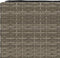 vidaXL - Plantenbak - met - wielen - 3 - potten - 107x32x38 - cm - poly - rattan - grijs