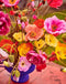 Silk-ka Kunstbloem-Zijden Bloem Klaproos Steel Roze 98 cm