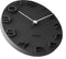 Wandklok On The Edge - Zwart met chromen wijzers - Ø42cm