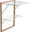 Arredamenti Italia 648 KEVIN - Houten Handdoekrek - Inklapbaar - 11 m Drooglengte - Kersenhout