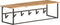 vidaXL - Kapstok - met - schap - 100x34x38 - cm - massief - acaciahout