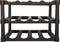 Excellent Houseware Wijnrek - Flessenrek 12x flessen - Zwart - Gerecycled kunststof - 39 x 30 x 25 cm