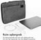 imoshion Laptop Sleeve met handvat - Laptop Hoes geschikt voor 13.3 / 13.6 / 14 / 14.2 inch - Grijs