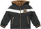 Dirkje Jongens Vest - Vest met badge - Maat 104 - Antraciet/off white