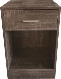 Nachtkastje - halkastje - lade - 60 cm hoog - bruin