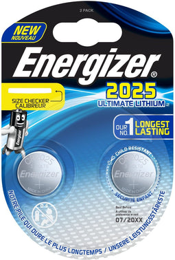 Energizer Ultimate Lithium 2025 - CR2025 batterij - Lithium - Zilver
