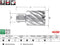 RUKO 108217E - Kernboor 17 mm - Kobalt-gelegeerd HSS - Snijdiepte 30 mm (1 stuk)