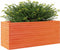 vidaXL - Plantenbak - 110x40x46 - cm - massief - grenenhout - wasbruin