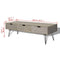 vidaXL - Tv-meubel - met - 3 - lades - 120x40x36 - cm - grijs
