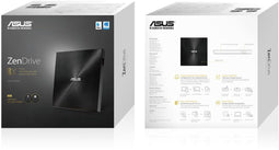 ASUS ZenDrive U9M SDRW-08U9M-U - Extern DVD±RW Schijfstation - 8x USB 2.0 - Zwart