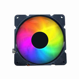 Gembird CPU-HURACAN-ARGB-X140 - CPU Koeler - 100W 4 Heatpipes RGB - Wit/Zwart