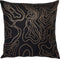 Dutch Decor RIVER - Kussenhoes 45x45 cm - Raven - zwart - met rits - zonder binnenkussen