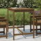 vidaXL Tuintafel 121x82,5x110 cm massief grenenhout honingbruin