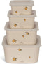 BEAU by Bo Sticky Lemon rugzak small + Konges Sløjd back to school set Lemon