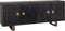 Richmond Interiors Dressoir Hunter 4-deuren (Black rustic)