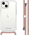imoshion Hoesje Geschikt voor iPhone 14 Hoesje Met Koord - imoshion Backcover met koord - Transparant