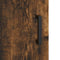 vidaXL - Hoge - kast - 69,5x31x115 - cm - bewerkt - hout - gerookt - eikenkleurig