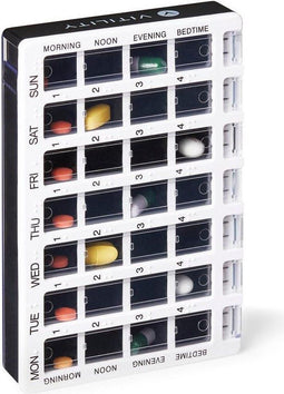 VITILITY Medicijncassette - week - Pillendoosje - pillendoos - medicijndoos - pillendoosjes
