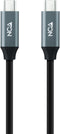 Nanocable 10.01.4303 - USB C Kabel - 3 m USB 3.2 Gen 2x2 20000 Mbit/s - Grijs Zwart