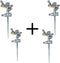 Synx Tools sectorsproeier set van 4 - sproeier - Messing - 360 graden - sectorbegrenzer - 14 M reikwijdte