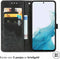 iMoshion Hoesje Geschikt voor Samsung Galaxy A54 (5G) Hoesje Met Pasjeshouder - iMoshion Mandala Bookcase - Zwart