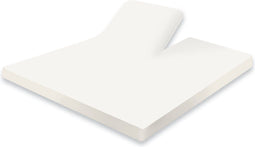 Aanbieding Splittopper Hoeslaken Jersey Lycra - 160x200/220cm - Ecru