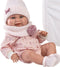 Llorens full body babypop meisje Nica met draagtas en speen 40 cm