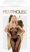 Penthouse Lingerie Dirty Mind - Erotische Catsuit - Maat S/L - Zwart