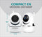 BS Producten - Beveiligingscamera - HD - Beweeg en geluidsdetectie - Wit