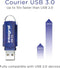 Integral Courier 3.0 - USB 3.0 Flash Drive - 128GB - Blauw