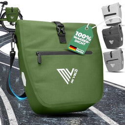 2-in-1 fietstas - waterdicht - gevoerd laptopvak tot 16 inch - 20 liter