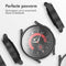 imoshion Screenprotector - Geschikt voor Samsung Galaxy Watch 4 44mm - Full Cover Hard Case / Beschermend Hoesje - Zwart