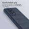 iMoshion Hoesje Geschikt voor Samsung Galaxy A33 Hoesje Siliconen - iMoshion EasyGrip Backcover - Donkerblauw