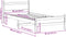 vidaXL - Bedframe - zonder - matras - massief - grenenhout - 90x190 - cm